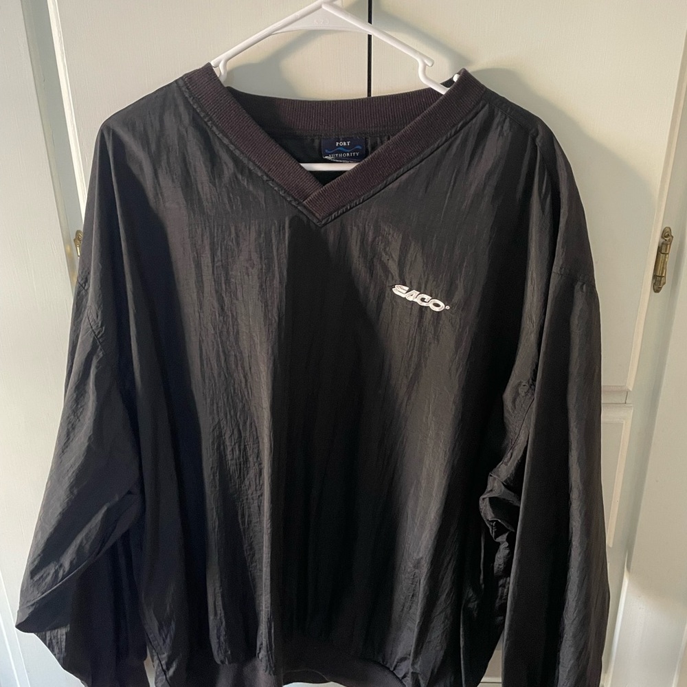 Port Authority Black V-Neck Pullover